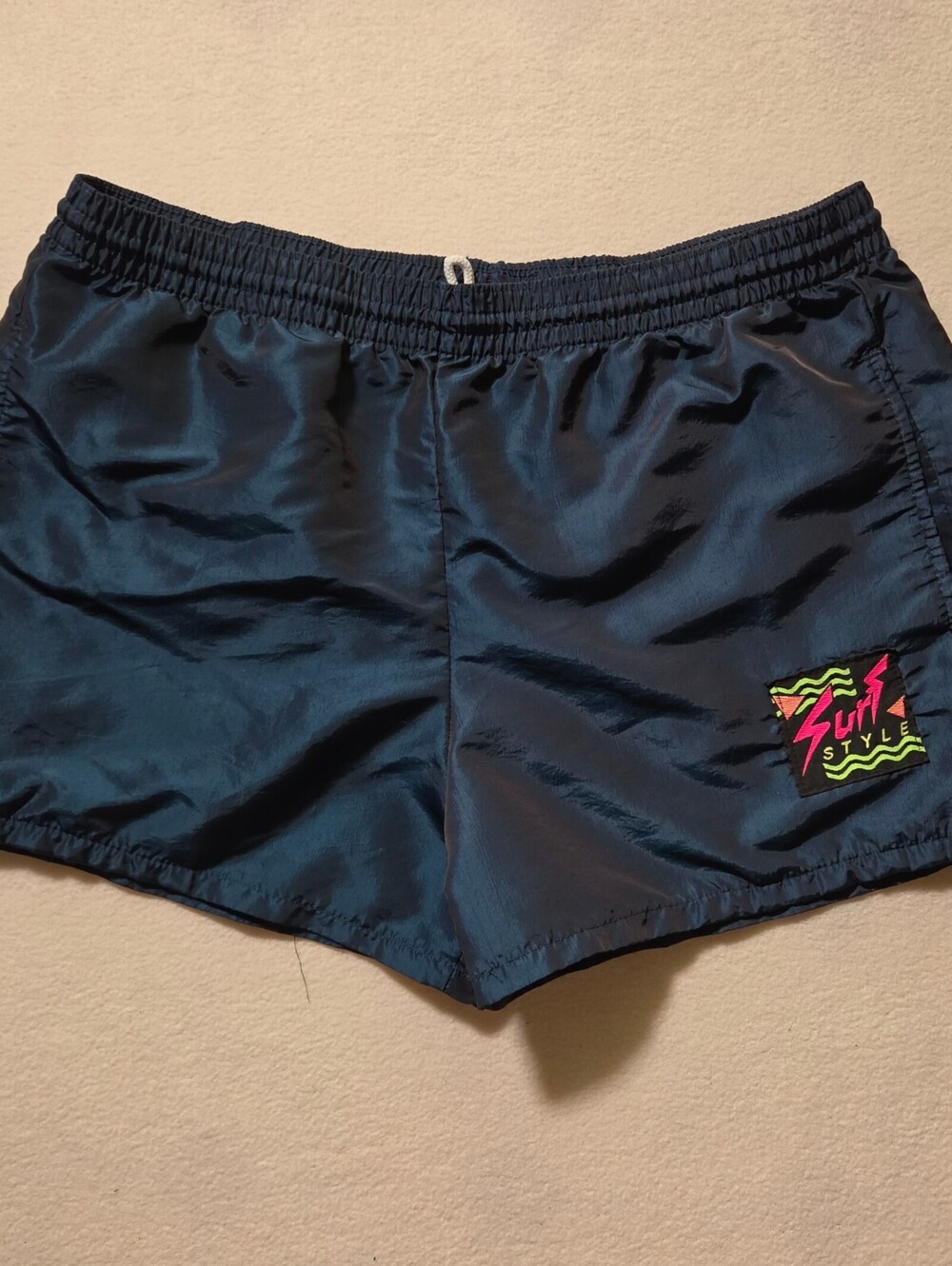 Surf Style Men's Swim Shorts Medium Black Nylon Polyester
